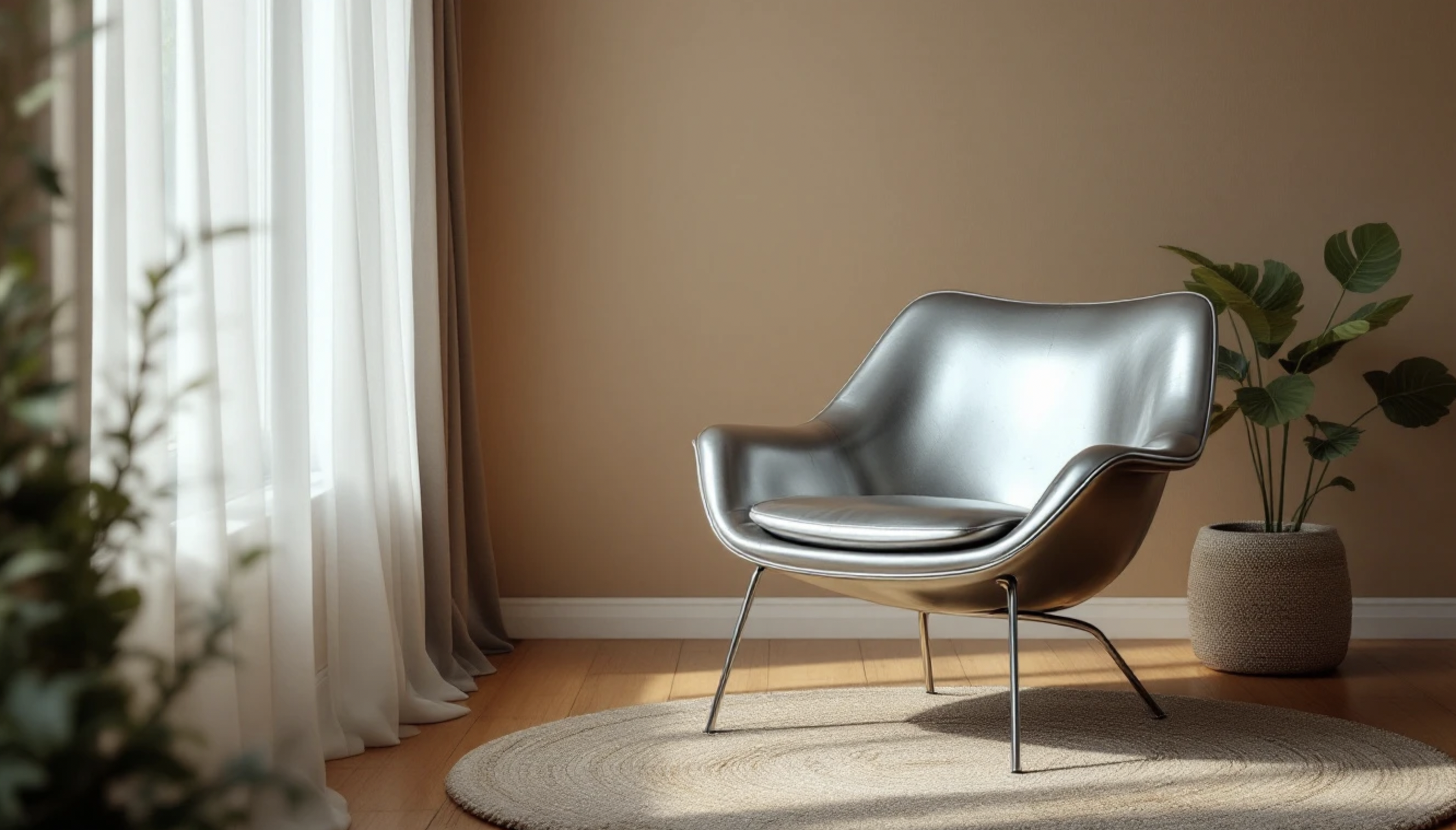 Chaise metallique