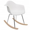 Rocking Chair Scandinave Blanc