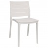 Chaise de Jardin en Plastique blanc