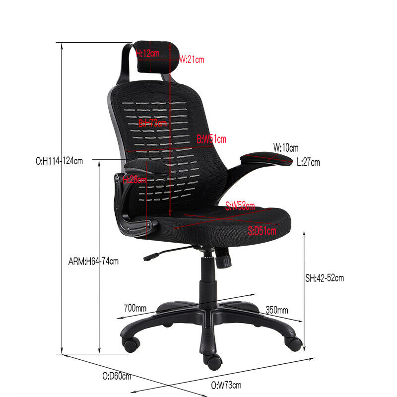 Office chair dimensions